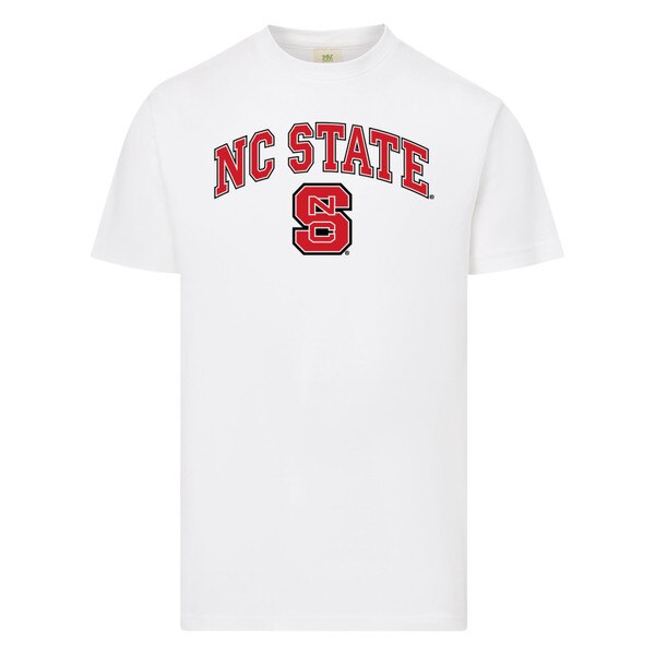 White Short Sleeve Tee - NC State /